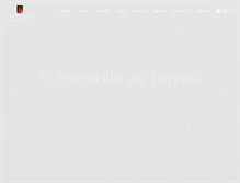Tablet Screenshot of elpotrerillodelarreta.com